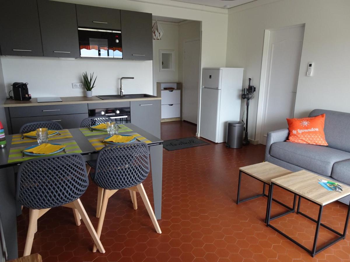 T3 150 M De La Plage, Climatisation, Piscine Et Parking Privatif - 르 라방두 외부 사진