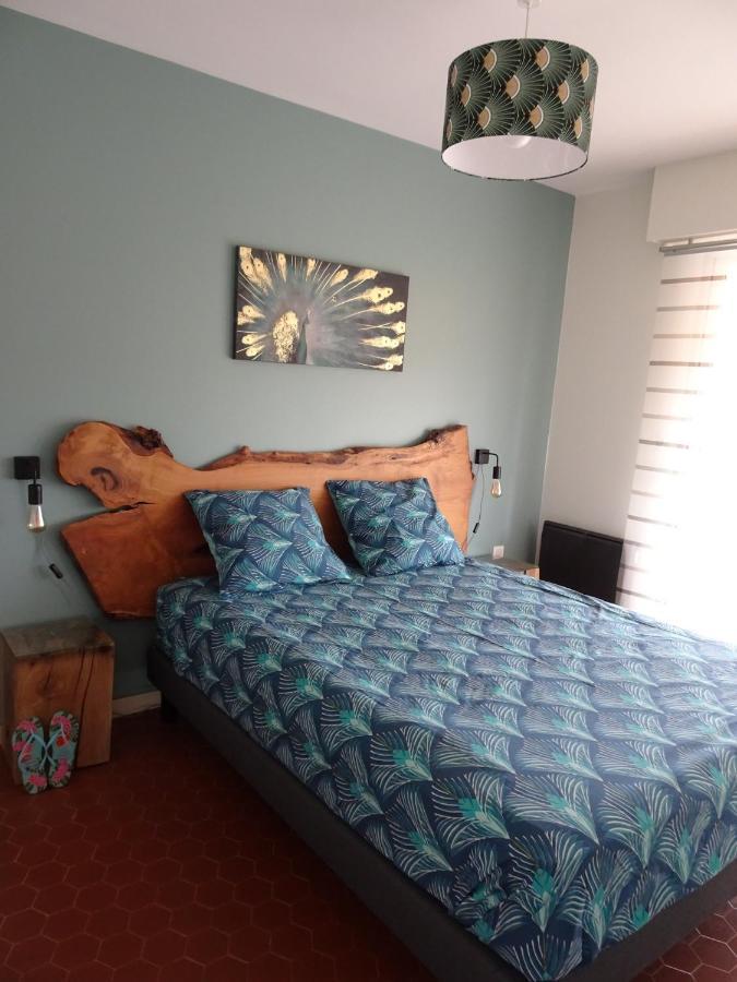 T3 150 M De La Plage, Climatisation, Piscine Et Parking Privatif - 르 라방두 외부 사진