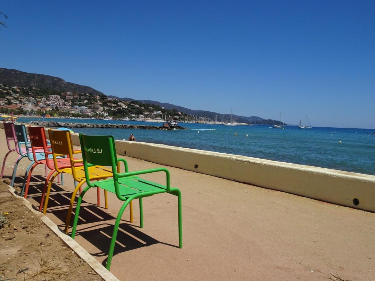 T3 150 M De La Plage, Climatisation, Piscine Et Parking Privatif - 르 라방두 외부 사진