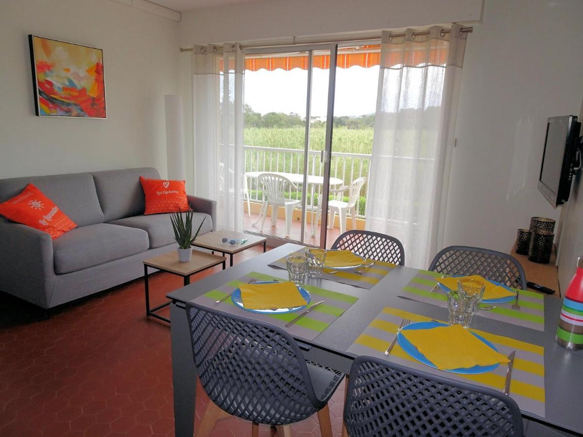 T3 150 M De La Plage, Climatisation, Piscine Et Parking Privatif - 르 라방두 외부 사진